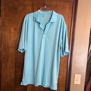Izod Men's Aqua Polo Shirt